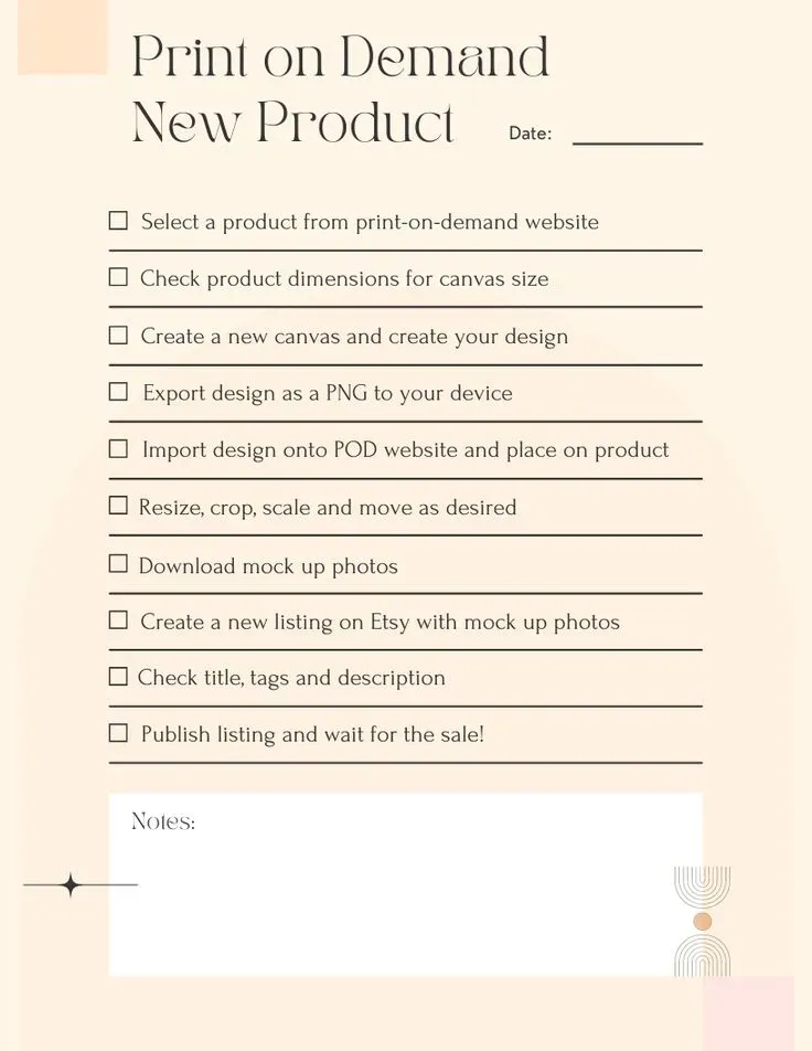 Print on Demand Checklist: A Beginner's Ultimate Guide