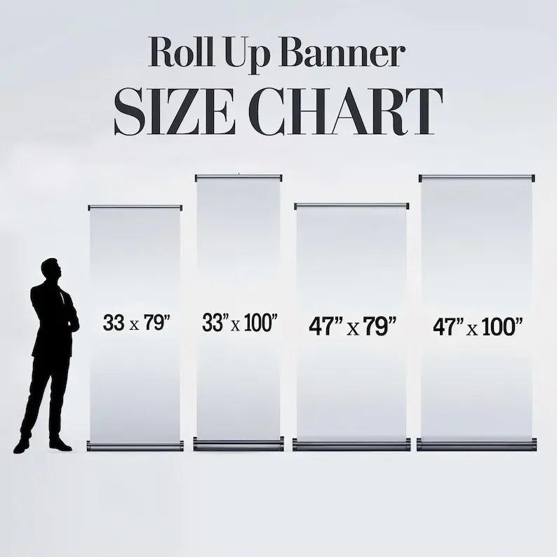 Custom Roll Up Banner Size: How to Pick the Right Fit