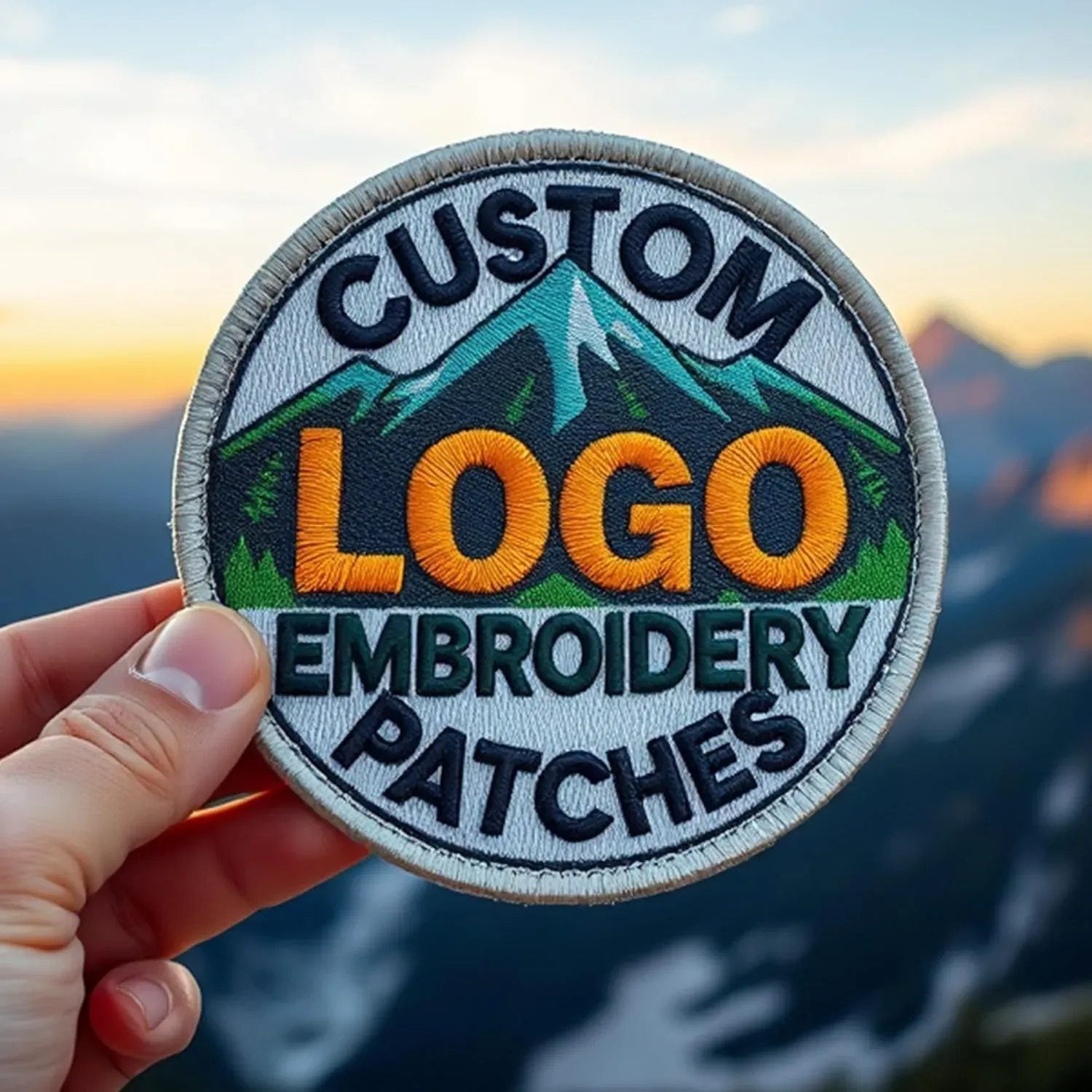 Designing custom patches that stand out: color and edging