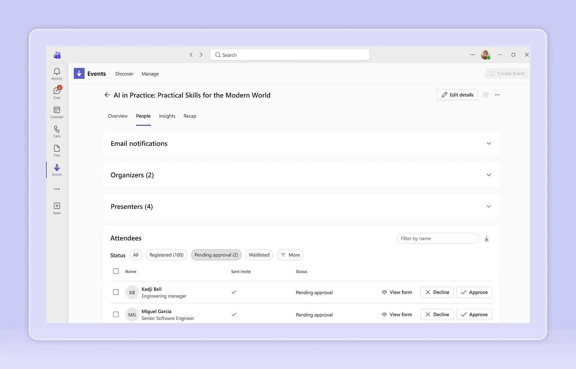 Custom patches for events and teams: Boost Identity