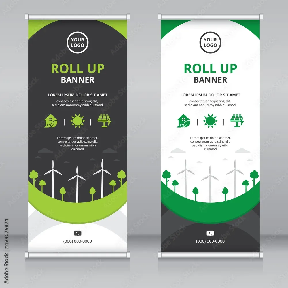 Eco-Friendly Custom Roll Up Banners: Sustainable Printing