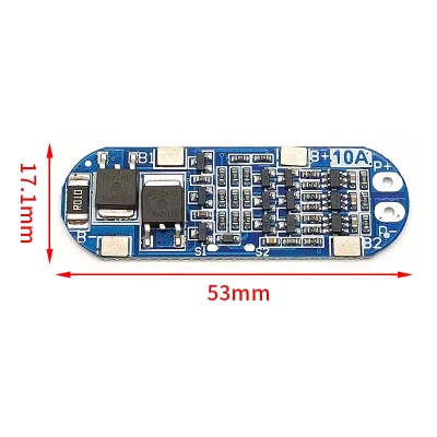 Creatall - Lityum İyon Bms - 3S - 10A -Balanssız