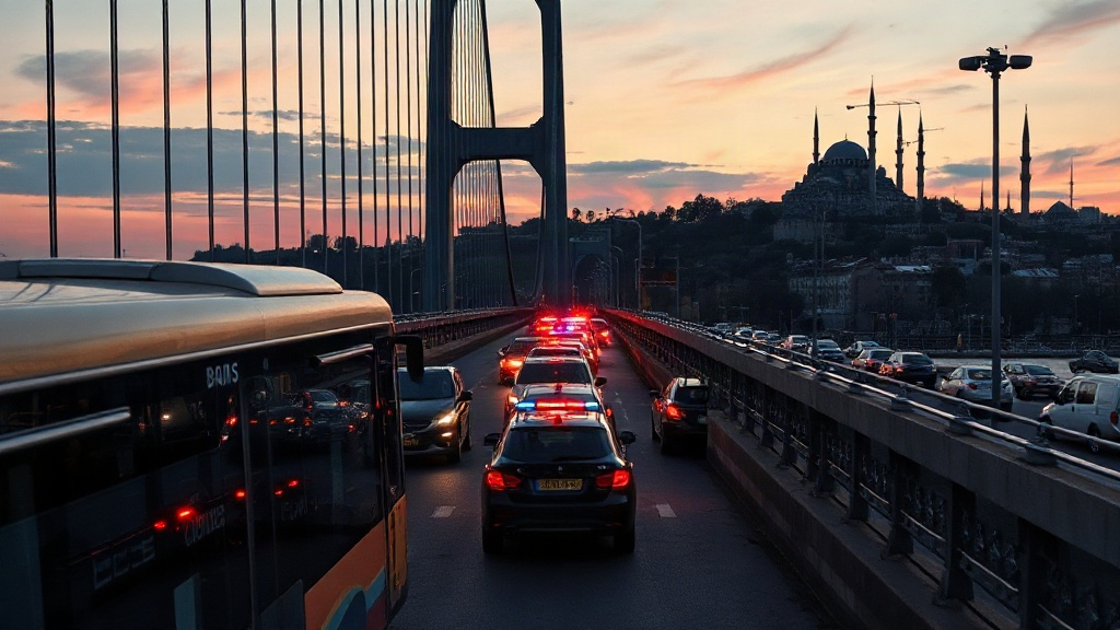 15 Temmuz Şehitler Köprüsü'nde Metrobüs ile Motosiklet Kazası