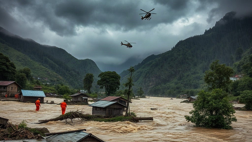 Nepal'de Sel Felaketi: Can Kaybı 1200'ü Aştı