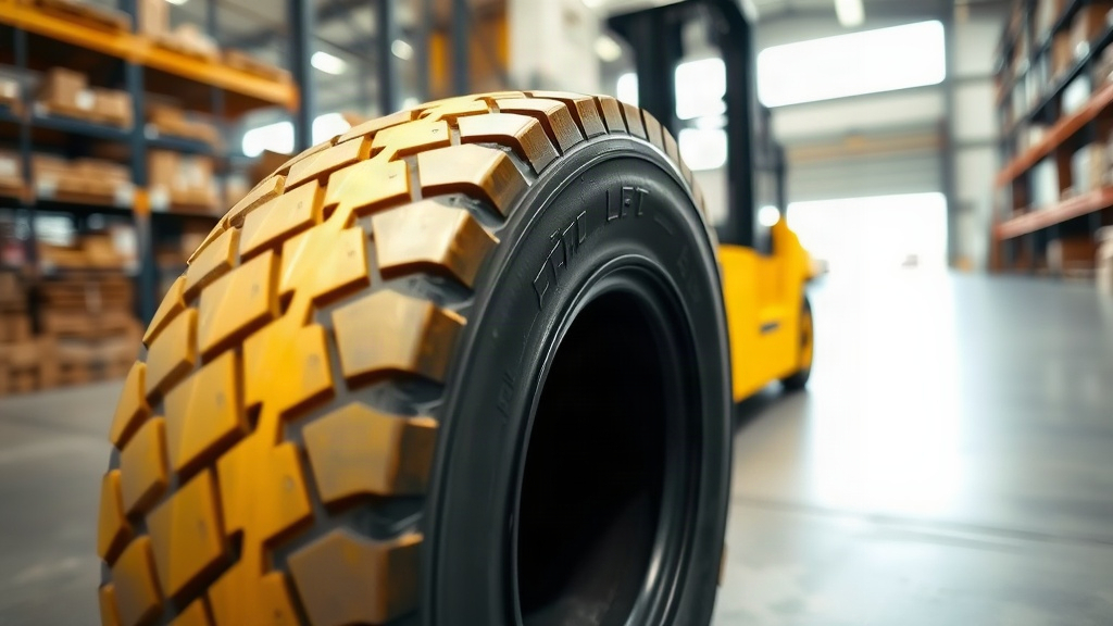 Forklift Lastiği Seçerken Dikkat Edilmesi Gereken 7 Kritik Nokta