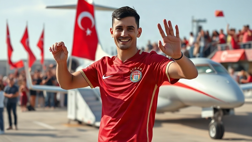Galatasaray'ın Yeni Transferi Bitshiabu İstanbul'a Geldi
