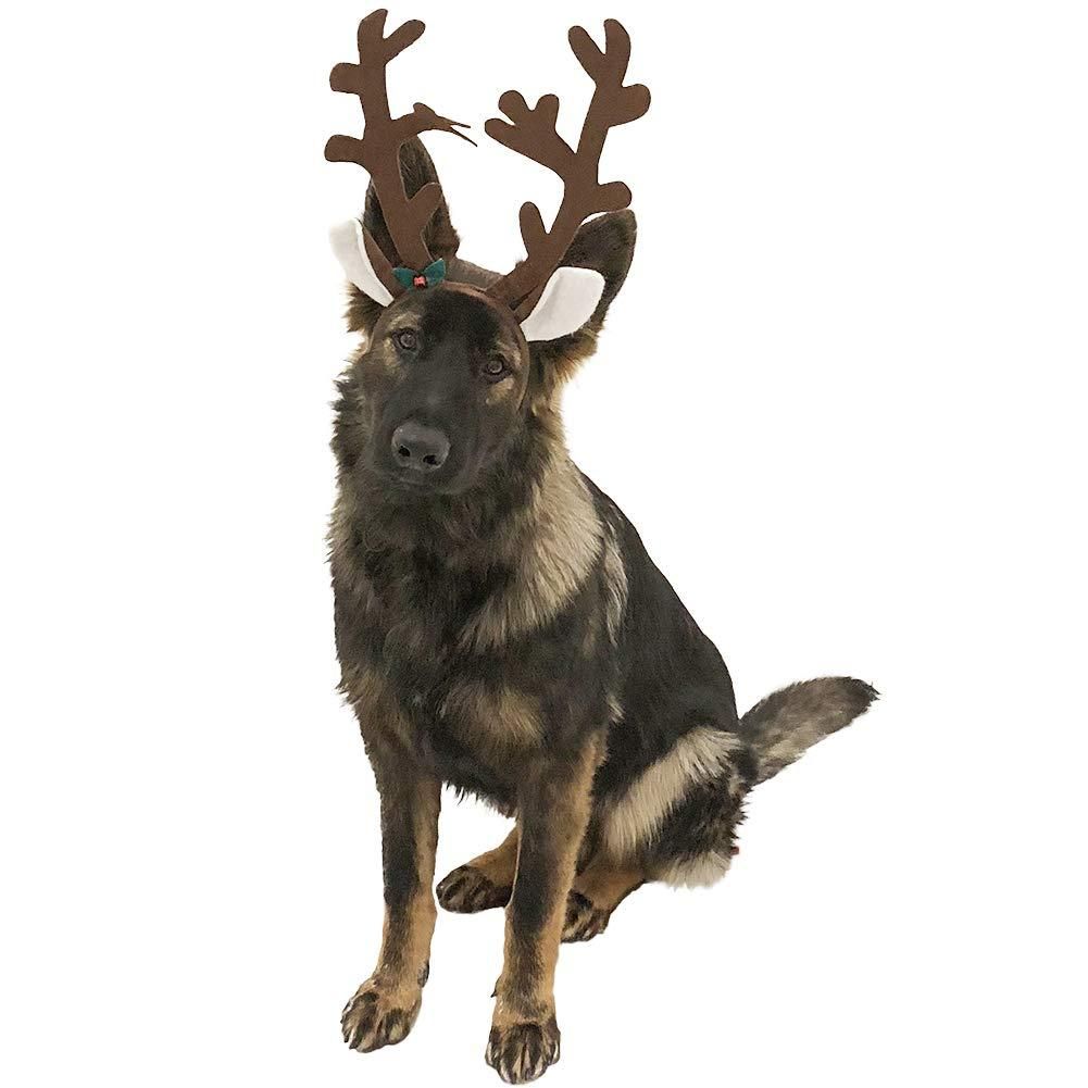 Festive Reindeer Antlers And Jingle Bell Prints
