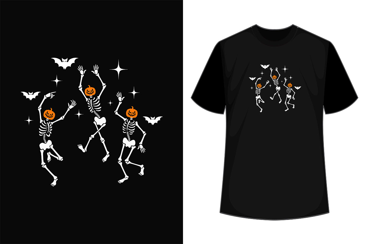 Spooky Halloween Transfers for Custom T-Shirts