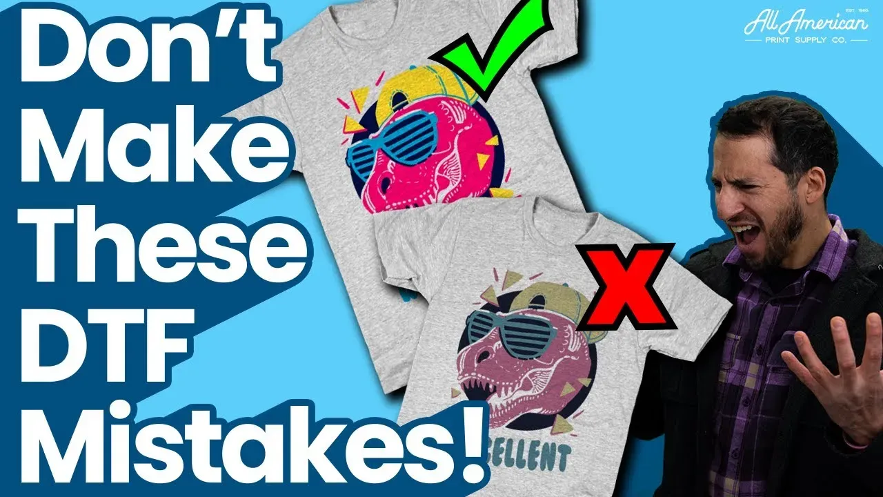 Common Mistakes Choosing DTF Supplies: Avoid These Issues