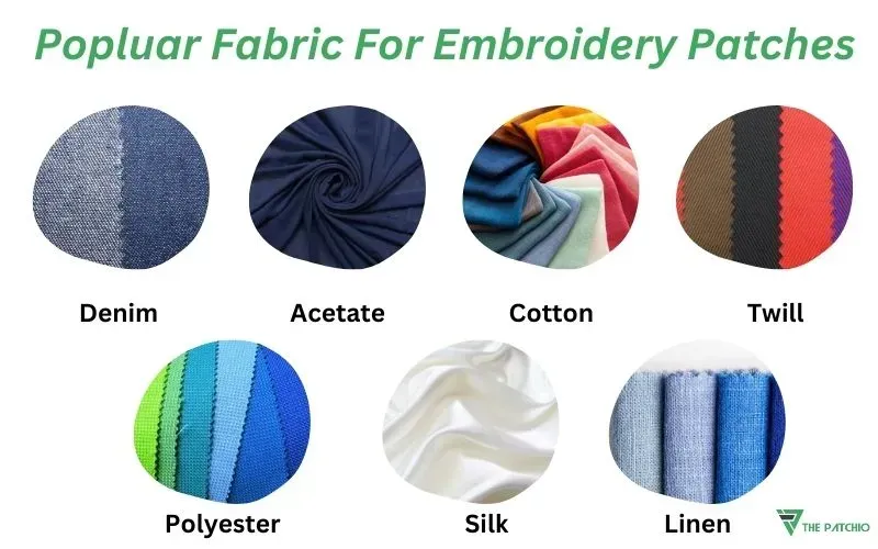 Best fabrics for embroidered patches: durability and detail