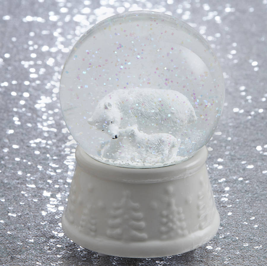 Polar Bear And Snow Globe Christmas Designs
