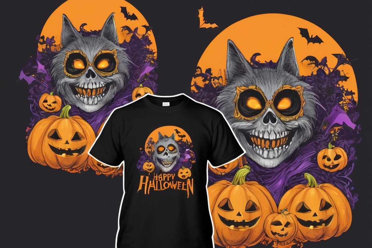 Transform Clothes with Halloween Transfers