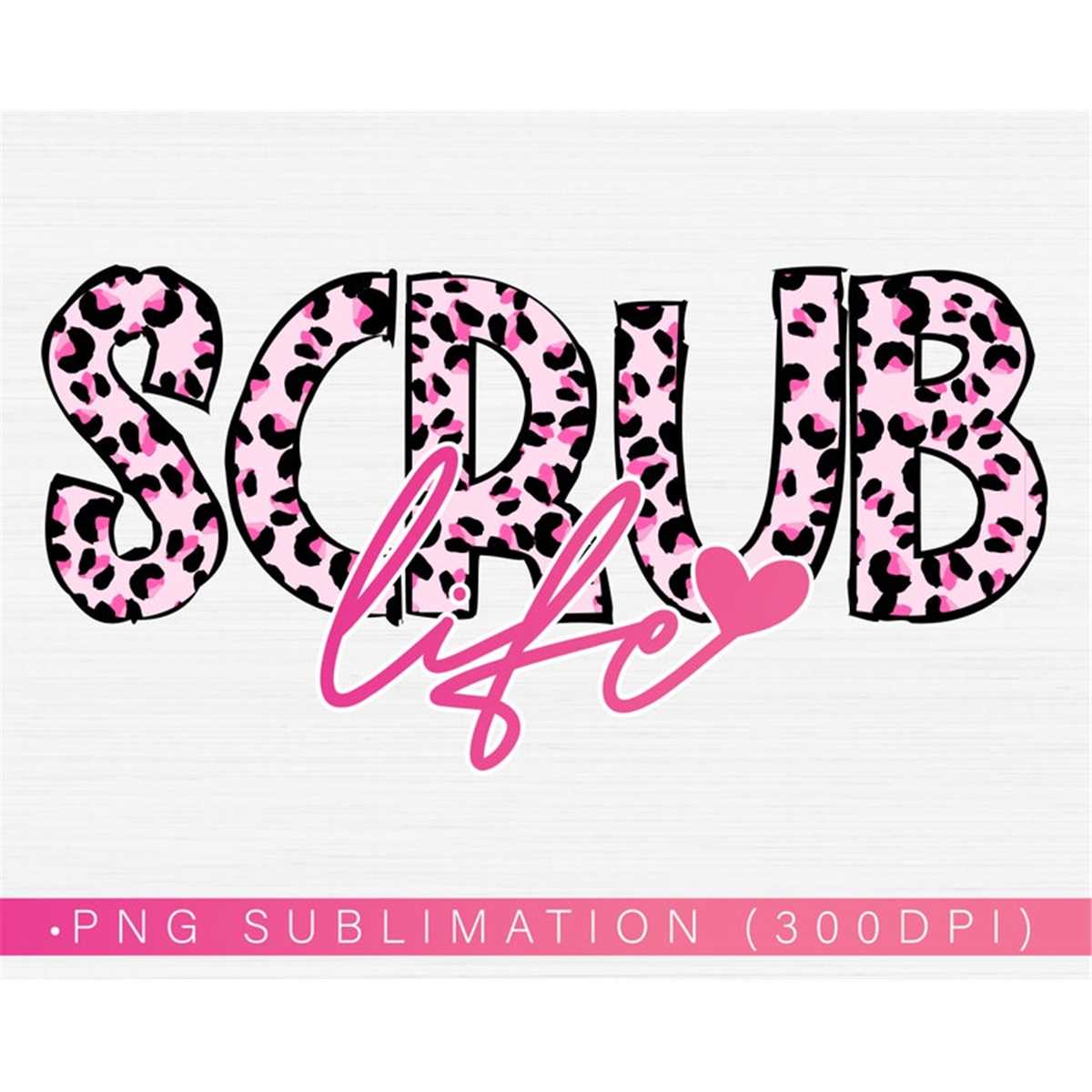 Scrub Life And Caregiver-themed Nurse Transfers