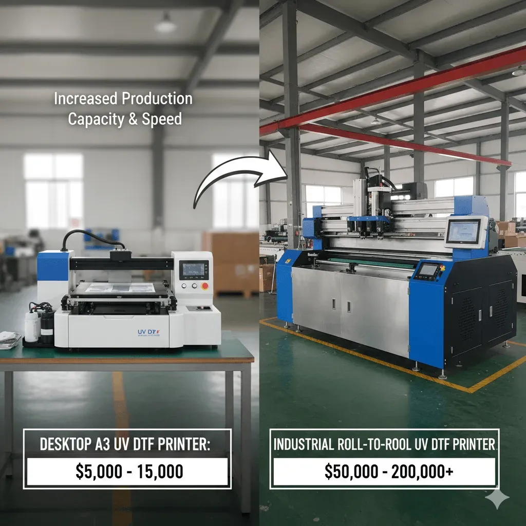 DTF printing cost breakdown: equipment and supplies