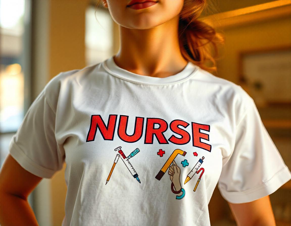Design Vibrant Uniforms with Nurse Transfers