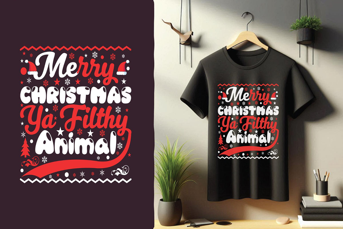 Festive Flair: Enhance Your Apparel with Vibrant Christmas Transfers