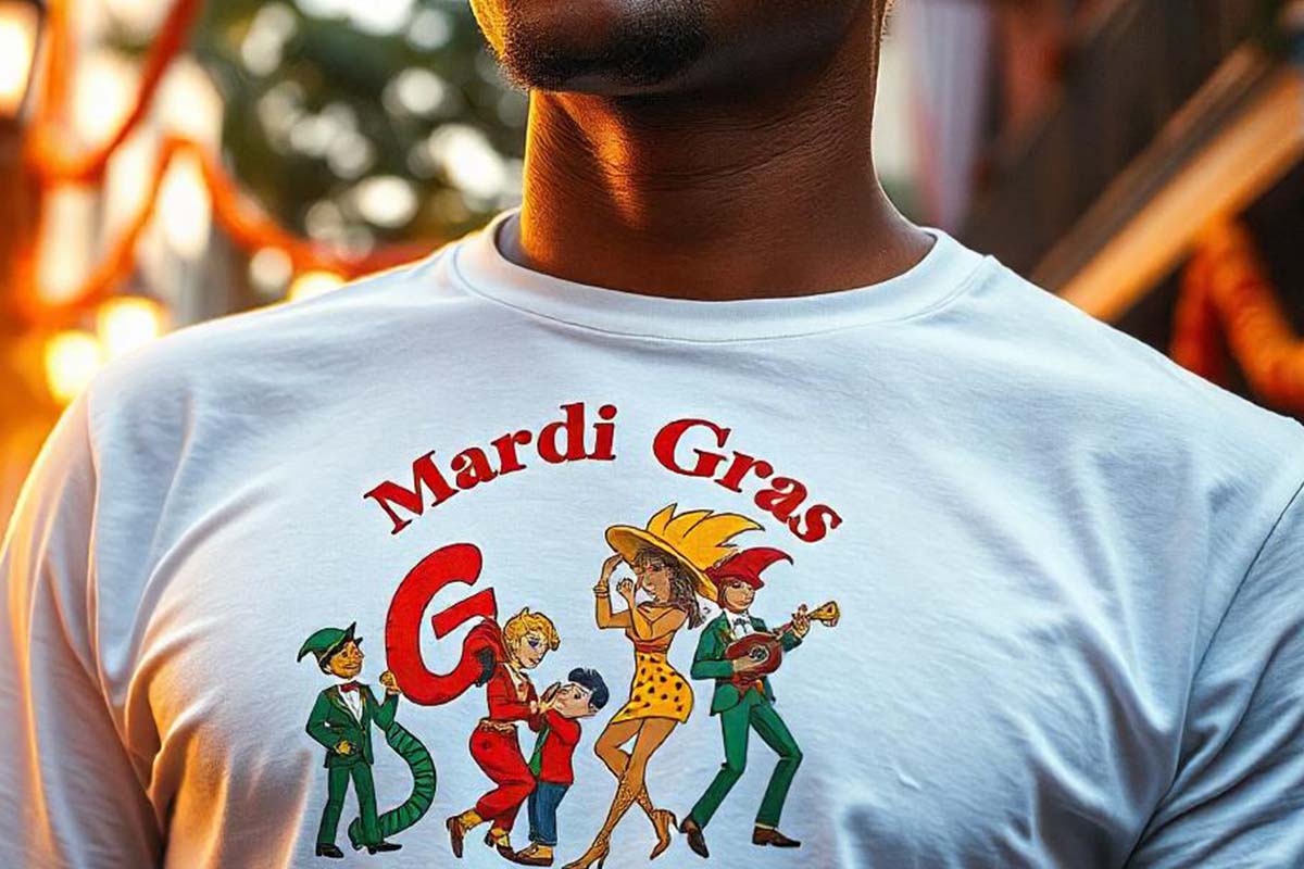 Create Custom Looks with Mardi Gras Transfers