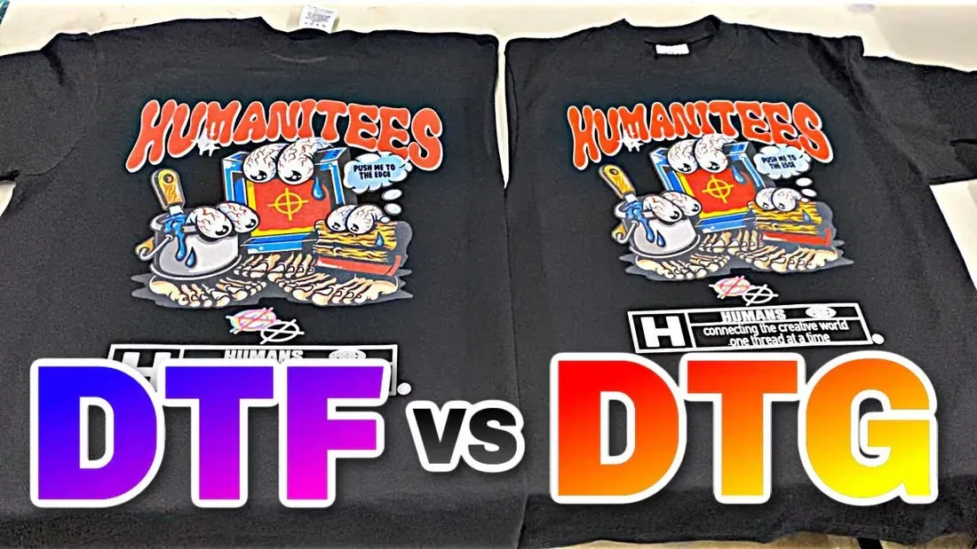 DTF vs DTG printing: Which method wins for your brand?