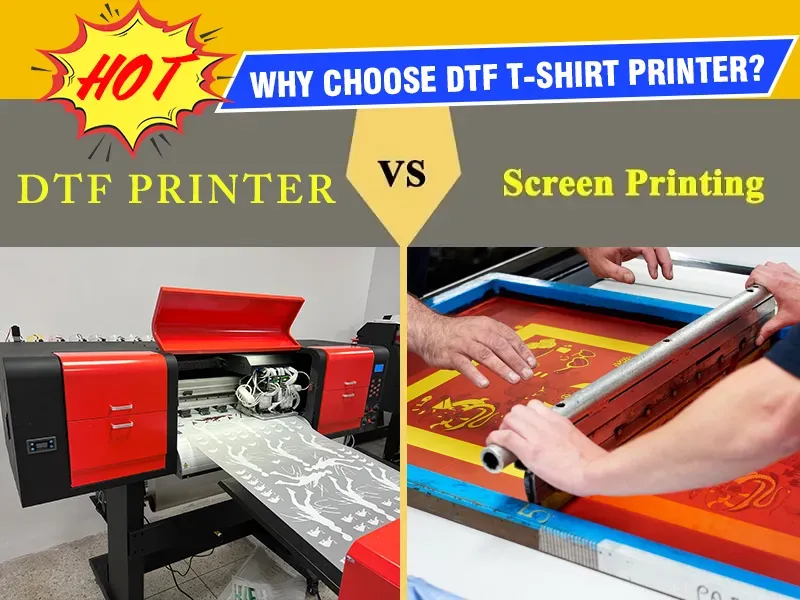 DTF Transfers vs. Screen Printing: Key Pros and Cons