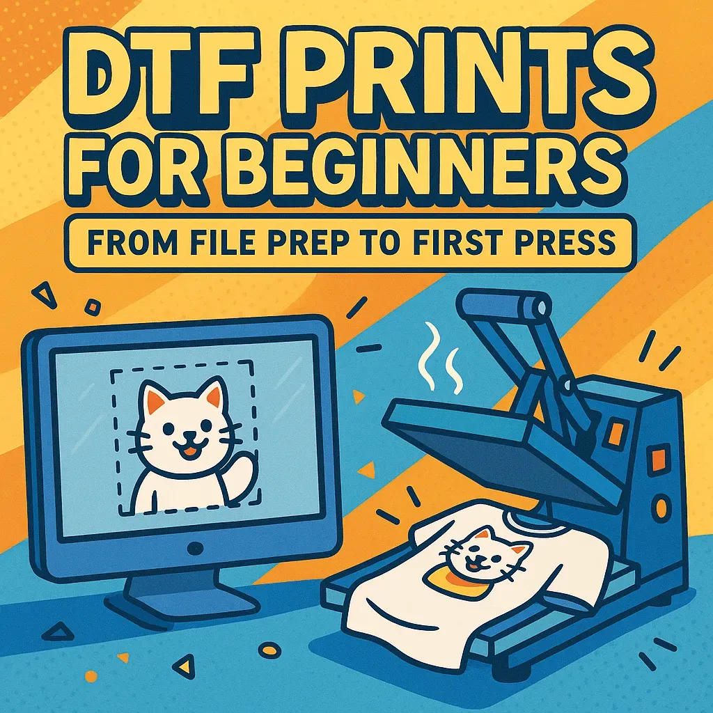 DTF file prep: Mastering resolution and color settings