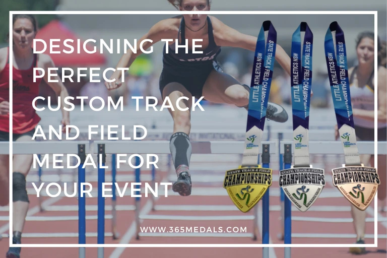 Track And Field Prints With Medal Designs