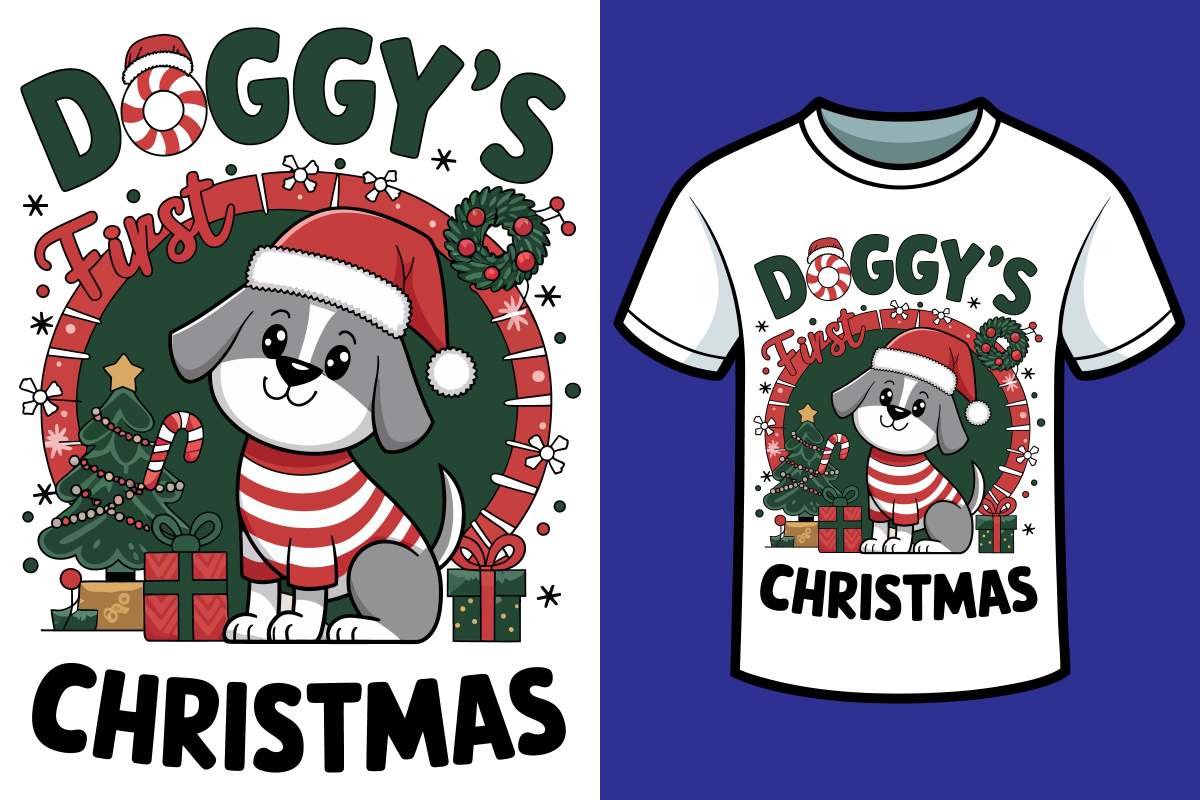 Custom Holiday Apparel with Christmas Transfers