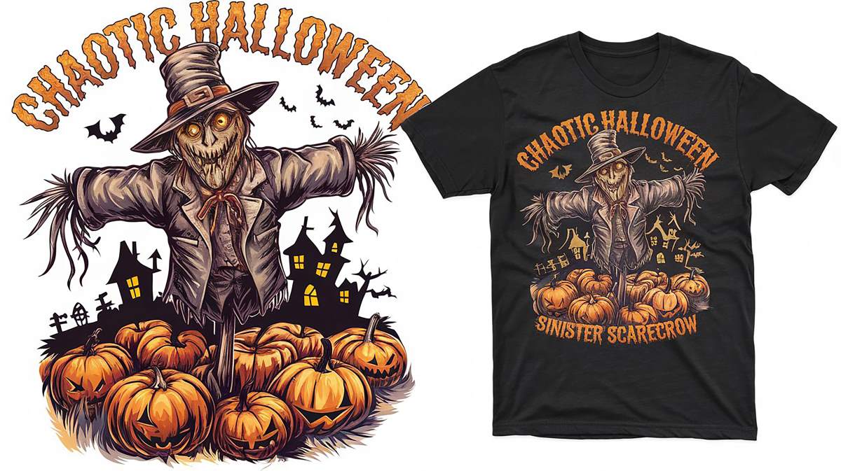Easy Halloween Transfers for Apparel