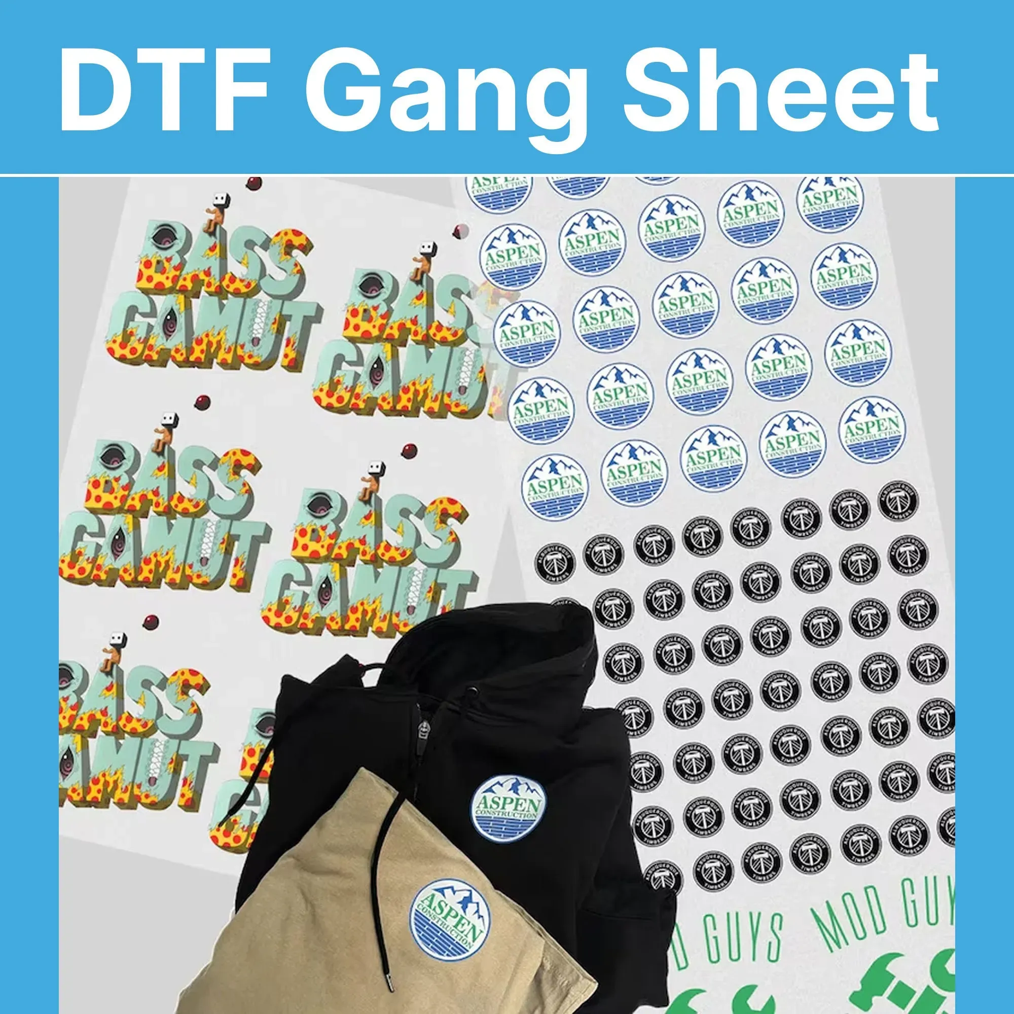 DTF gangsheet templates: Top 10 for Efficient Printing