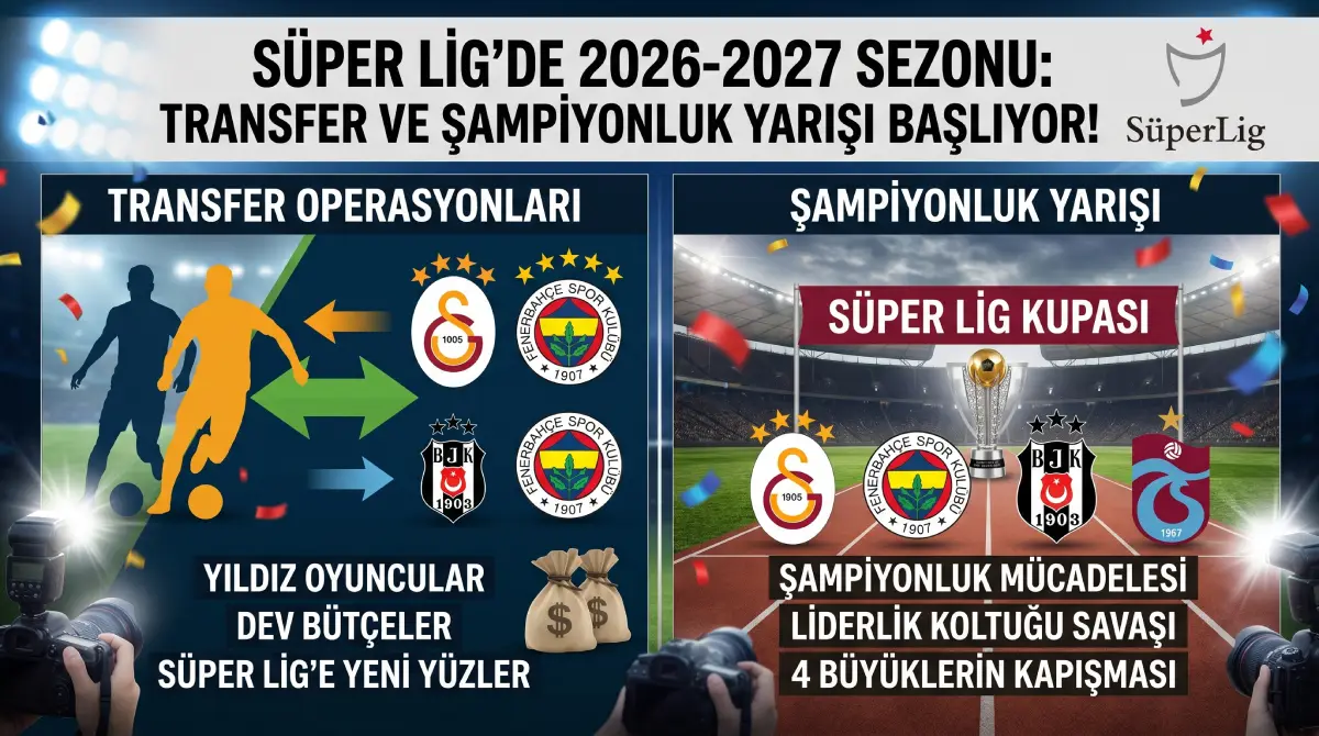 Süper Lig Transfer: 2026-2027 Şampiyonluk Yarışı Başladı