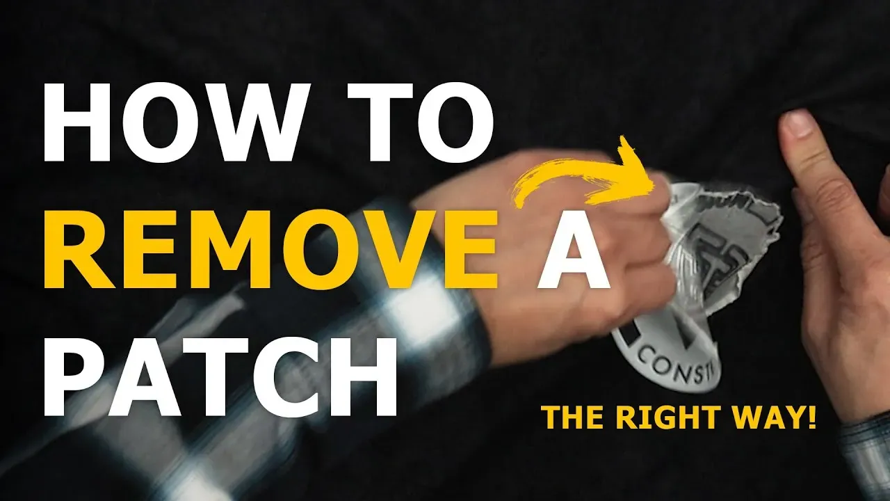 Remove and replace patches safely on fabrics: in easy steps