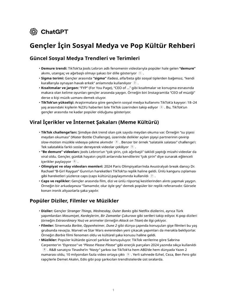 Gençler İçin Kültür Rehberi: Kimlik ve Yaratıcılık Kaynağı