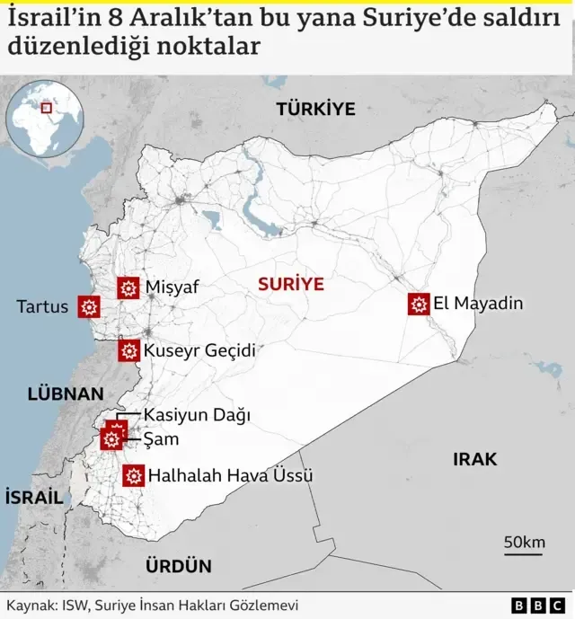 İsrail Suriye Saldırıları: Hama ve Şam'daki Gelişmeler
