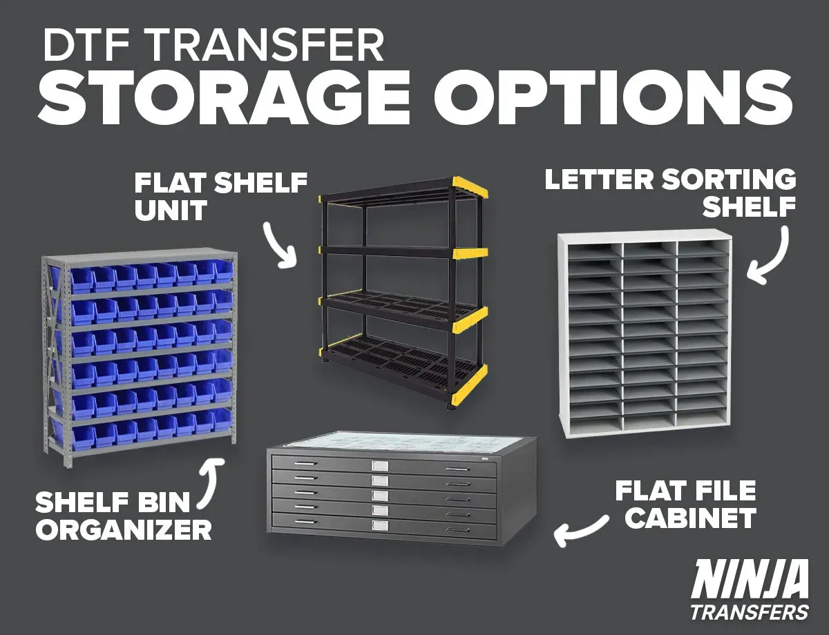 DTF transfers storage: Tips to keep transfers and films