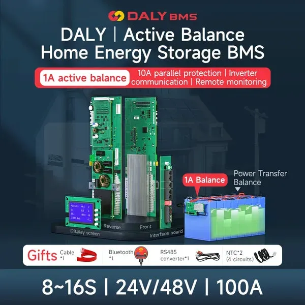 Daly BMS ile Güvenli Yüksek Akım Pil Paketleri: Tasarım