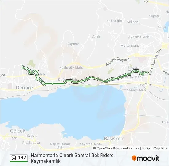 İstanbul 147 Otobüs Hattı: Güzergah ve Duraklar