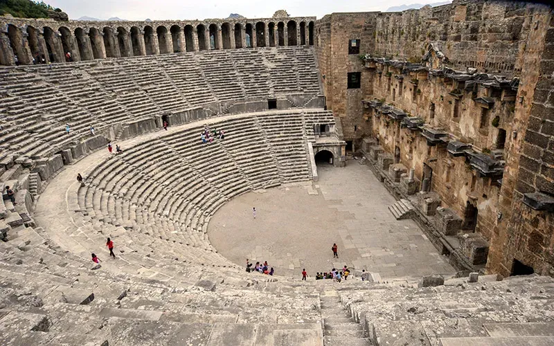 Aspendos Antik Kenti'nde Hermes Heykeli Bulundu