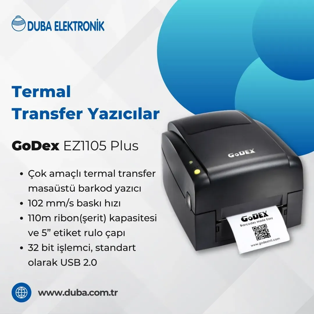 GoDEX yazıcıları için bulut bağlantısı ve uzaktan yönetim