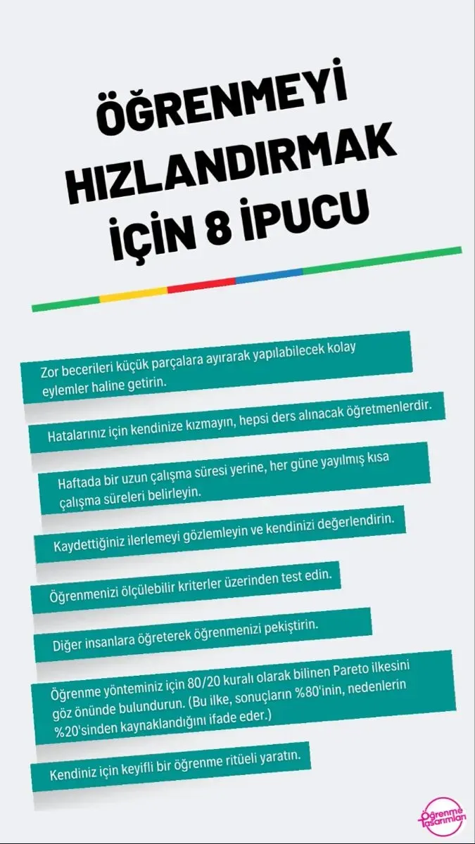 Eğitim Teknolojileriyle Öğrenmeyi Hızlandıran 7 İpucu