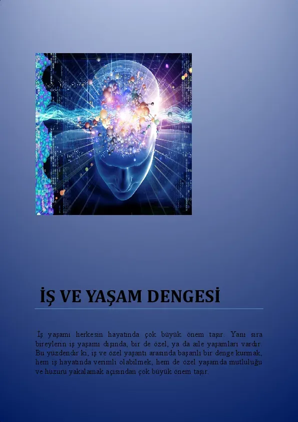 Yaşam ve İş Dengesi: Verimlilik ve Refah İçin Stratejiler