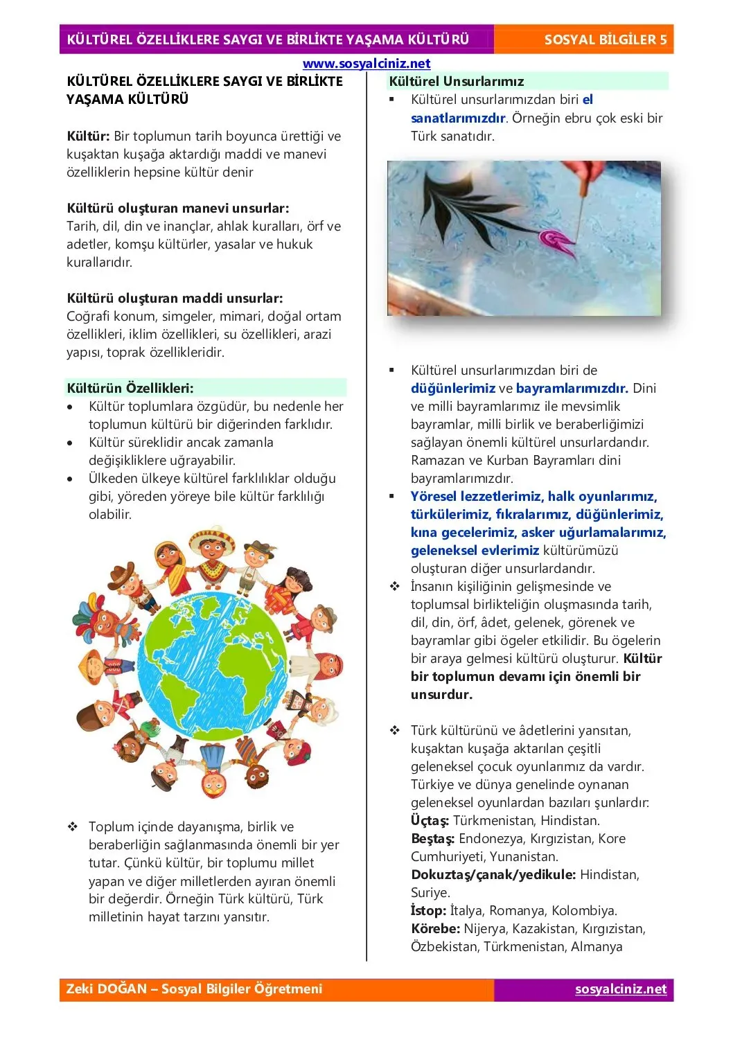Kültürel Öğrenme Okullarda Yaşanan Değişim ve Fırsatlar