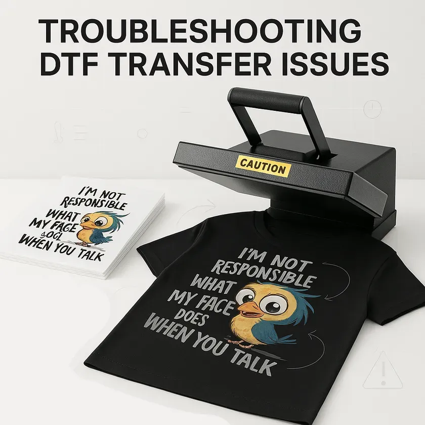 DTF transfers troubleshooting: Fix common issues and tips