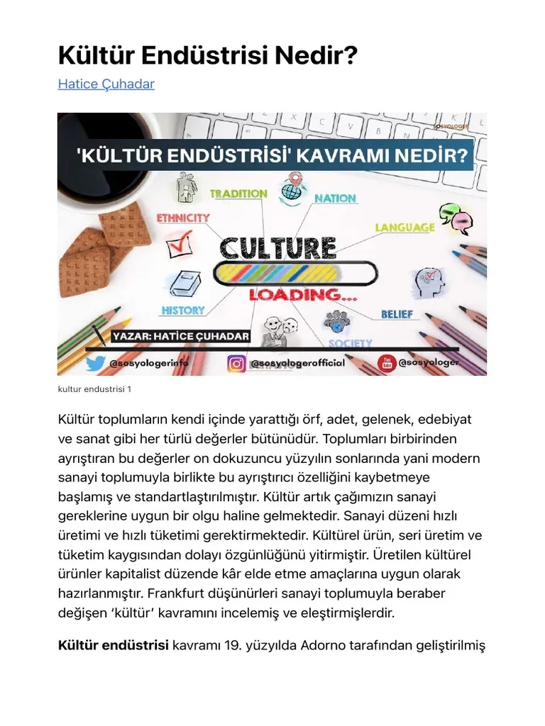 Kültür Endüstrisi Telif Hakları ve Lisansla Sanat Piyasası