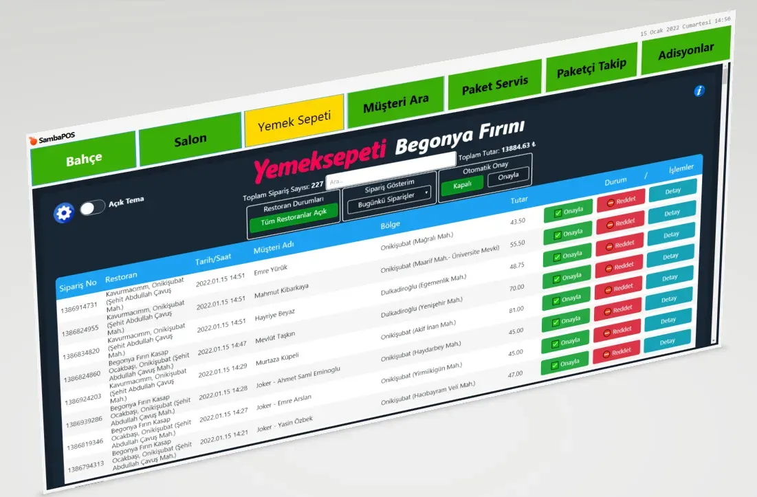 Toplu yemek yazılımı entegrasyonları: ERP, POS ve stok