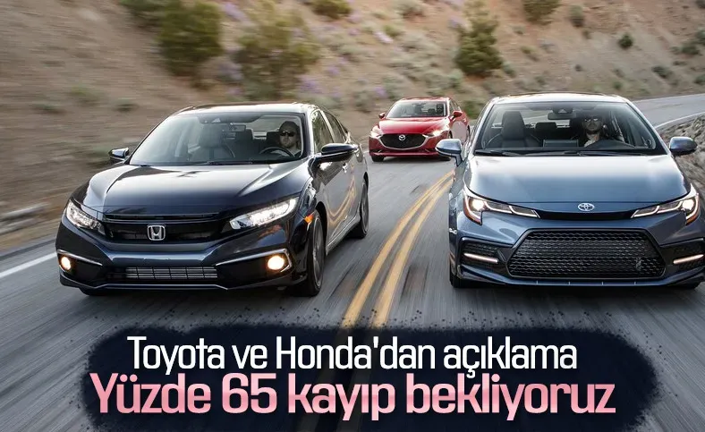 Toyota ve Honda kâr düşüşü hazırlığı yapıyor
