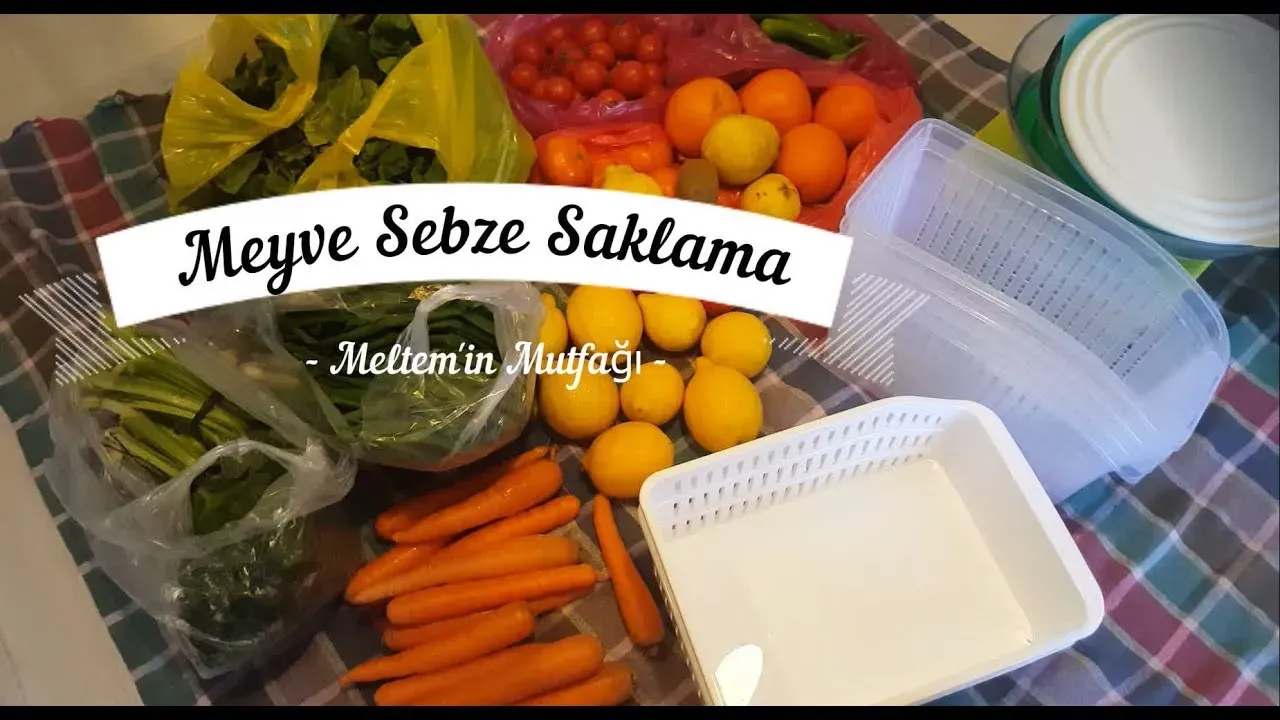 Meyve Sebze Saklama Yöntemleriyle Tazeliğinizi Koruyun