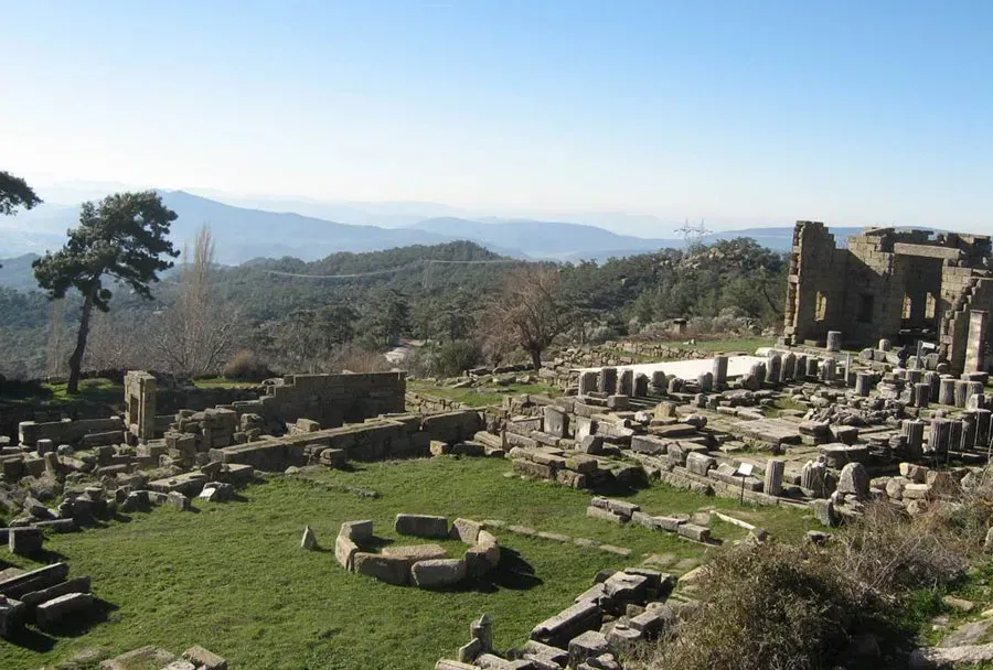 Labraunda Antik Kenti'nde Restorasyon Çalışmaları Devam Ediyor