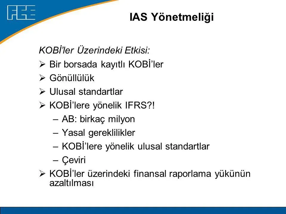 KOBİ Yönetmeliği Değişikliği ile Yeni Fırsatlar