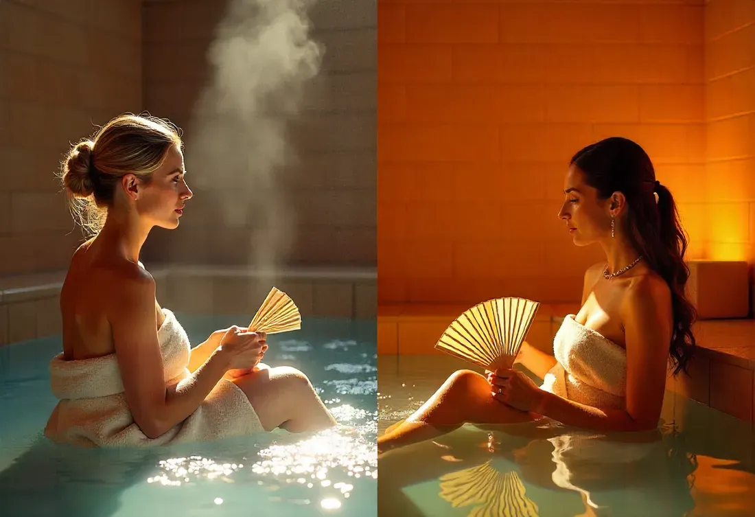 Turkish bath vs steam room: Key differences and expectations