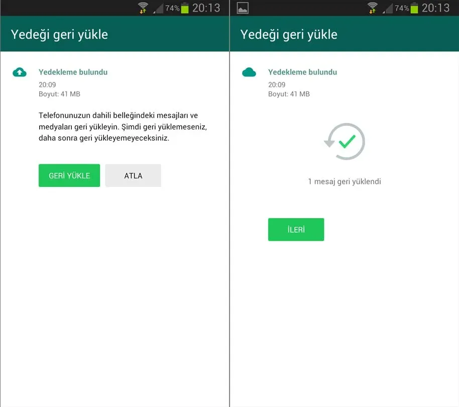 WhatsApp Silinen Mesajları Geri Getirme Yöntemleri