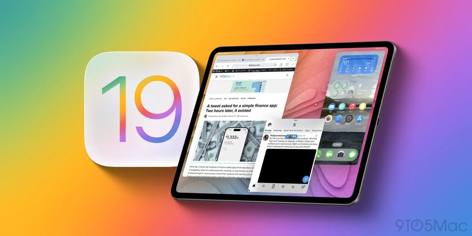iPadOS 19: Apple iPad'i Mac Gibi Yapacak
